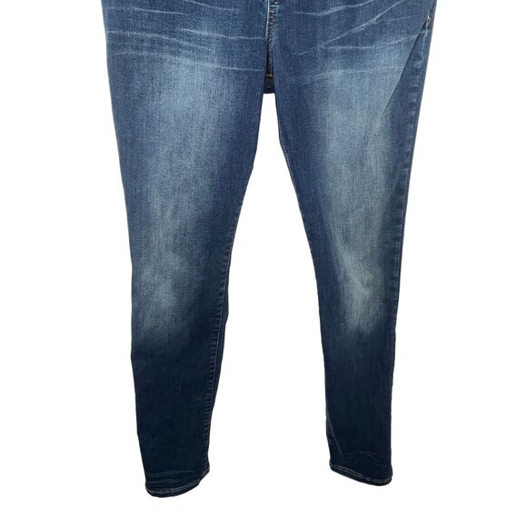 Gap Kids Girls 18 Super Skinny Dark Wash Stretch Denim Jeans - Picture 7 of 15